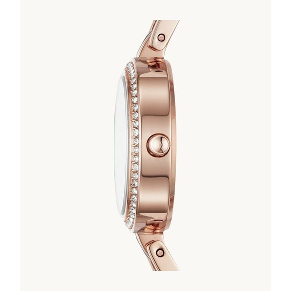 DKNY City Link Quartz Crystal Rose Gold Dial Ladies Watch NY2826 - Picture 5 of 8